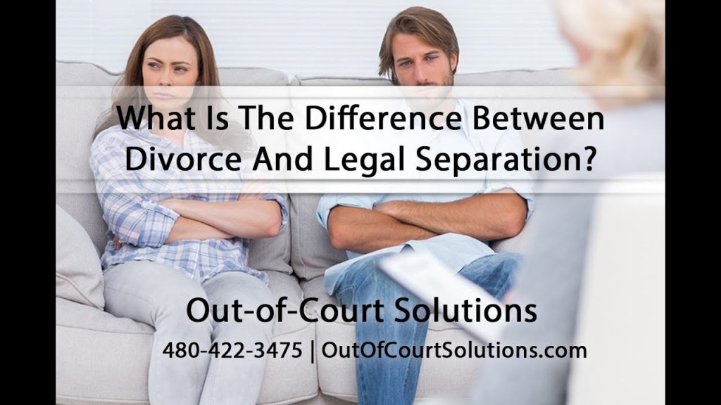 What Is The Difference Between Divorce And Legal Separation?